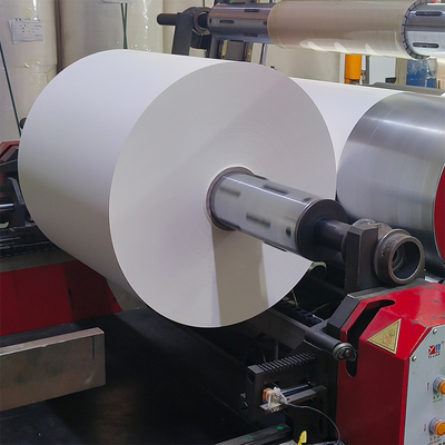 Food Grade PE Coated Wood Pulp Roll Custom Paper Pe Coated Paper Cup Roll Raw  Material for Paper Cups