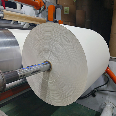 Food Grade PE Coated Wood Pulp Roll Custom Paper Pe Coated Paper Cup Roll Raw  Material for Paper Cups
