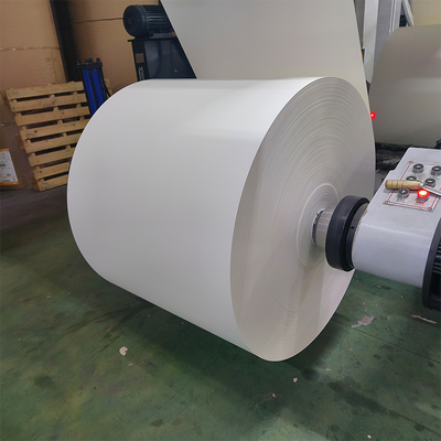 Food Grade PE Coated Wood Pulp Roll Custom Paper Pe Coated Paper Cup Roll Raw  Material for Paper Cups