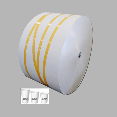 Biodegradable Ice Cream Fan Paper Custom Cup With Logo Printing Pe Coated Paper Cup Roll Raw  Material for Paper Cups