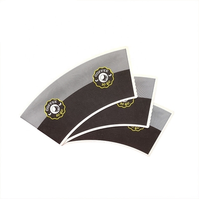 Colorful Printed Paper Cup Fans With PE Coated for Beverage China Higher Quality Good Price Paper Cup Fan