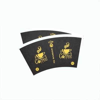 Colorful Printed Paper Cup Fans With PE Coated for Beverage China Higher Quality Good Price Paper Cup Fan