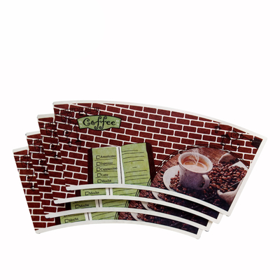 Eco Friendly 100% Biodegradable Paper Cup Fan Compostable Paper Cup Raw Material Tea Woven Bag Customized Beverage Guangdong