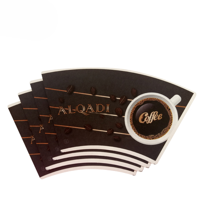 Eco Friendly 100% Biodegradable Paper Cup Fan Compostable Paper Cup Raw Material Tea Woven Bag Customized Beverage Guangdong