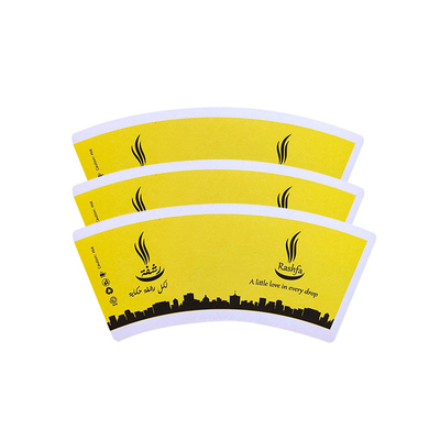 High Quality Paper Cup Raw Material One Side PE Coated Paper Cup Fan