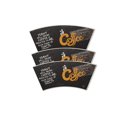 High Quality Paper Cup Raw Material One Side PE Coated Paper Cup Fan