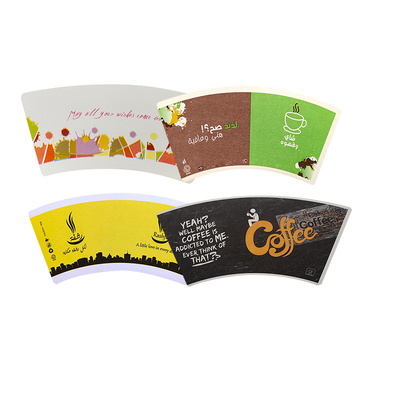 High Quality Paper Cup Raw Material One Side PE Coated Paper Cup Fan