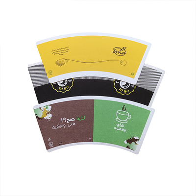 Waterproof  Paper Cup Raw Material with PE Coated One Side Paper Fan Cup
