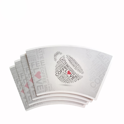 Food Grade PE Paper Cup Fan Bamboo Pulp Raw Paper 260gsm