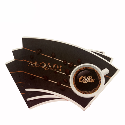 Food Grade PE Paper Cup Fan Bamboo Pulp Raw Paper 260gsm