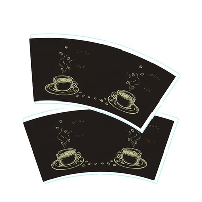 Factory Paper Cups Raw Material for Making Paper Cup Pe Coated Printed Paper Cup Fan