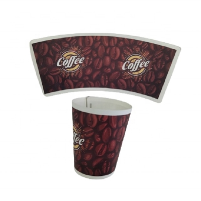 Factory Paper Cups Raw Material for Making Paper Cup Pe Coated Printed Paper Cup Fan