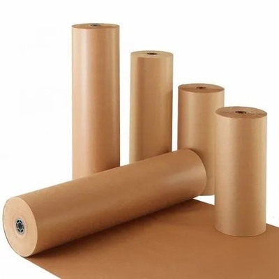 Wholesale ECO Friendly Paper in Roll PE Coated  Kraft Cardboard for Kraft Paper Bag