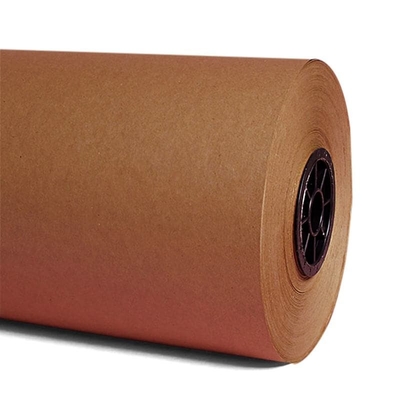 Fully Recyclable Paper Roll Brown Kraft Custom Gift Wrap Value Wrap Jumbo Roll for Crafts PE Free Customized Beverage Food Grade