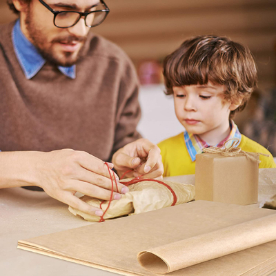 Factory Wholesale Kraft Paper Brown Wrapping Paper Roll