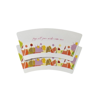 Factory Direct Price 4-6 Color Printing Paper Cup Fan Roll Custom Paper Cup Raw Material