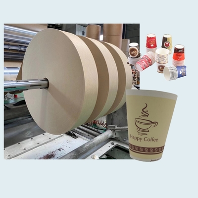 Double PE Paper Cup Bottom Roll Disposable for Cold Drinking Free Design