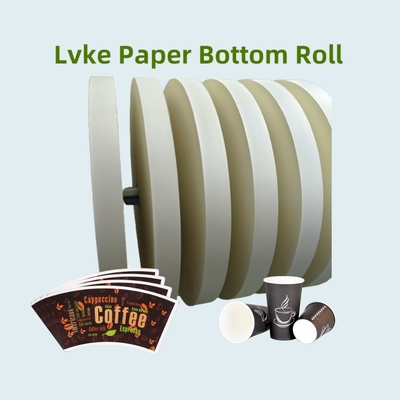 Double PE Paper Cup Bottom Roll Disposable for Cold Drinking Free Design