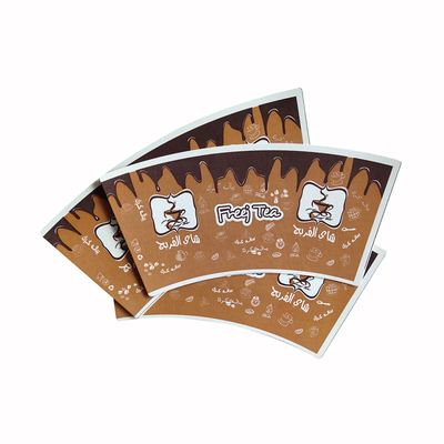 Waterproof  Paper Cup Raw Material with PE Coated One Side Paper Fan Cup
