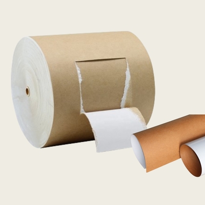 Hot Sale Large Raw Materials  White Front Coated Kraft Back Paper Board Paper Rolls